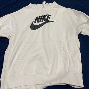 White Nike hoodie